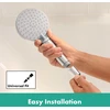 Hansgrohe Rebris S virštinkinis dušo maišytuvas 1 funkcijai, chromas