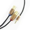 Hansnby 4,4 mm subalansuotas vyriškas į 2 Xlr vyriškas dvigubas Xlr vyriškas audio adapterio kabelis 4,4 mm subalansuotas kabelis 6n Occ vario sidabruotas kabelis riešutmedžio medinis korpusas 1 m/3,3 pėdos/39 coliai