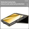 Haofun dėklas, suderinamas su Blackview Tab 60 Wifi/tab 60 Pro, itin plonas Pu, plonas ir lengvas atverčiamas dėklas, sulankstomas, galinio dangtelio atverčiamas stovas, plonas apsauginis dėklas su dirželiu, juodas