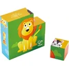 Hape Hap-e1619 Dėlionė „jungle Animal Block Puzzle“, įvairių spalvų, 60 x 80 cm