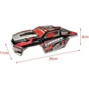 Harilla 1:16 rc automobilio kėbulas rc automobilio priedai, skirti 16101 16102 rc automobilių atsarginėms dalims, priedams, pakeitimo dalims, raudonas