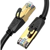Šakotuvas Hasa zone tinklo kabelis cat 8 lan kabelis 40 gbits 2000 mhz, cat.8 ethernet patch kabelis 1 m didelio greičio sftp lankstus rj45 kabelis gigabitiniams tinklams, jungiklis, patch panelis