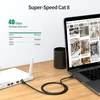 Šakotuvas Hasa zone tinklo kabelis cat 8 lan kabelis 40 gbits 2000 mhz, cat.8 ethernet patch kabelis 1 m didelio greičio sftp lankstus rj45 kabelis gigabitiniams tinklams, jungiklis, patch panelis