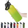 Hawthyhome nerūdijančio plieno gertuvė, 1000 ml, vandens butelis su šiaudeliu, 946 ml termosas, nepralaidus, be Bpa, vakuuminė dviguba sienelė, skirta sportui, kelionėms, stovyklavimui, žygiams, dviračių sportui