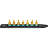 Hazet - Smartrail 1/4 colio 8500-sr/7 I plastikinis lizdų laikiklis 7 lizdams I magnetinis, neslystantis, lengvai naudojamas I pavara: kvadratas 6,3 mm (1/4 colio)