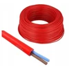 Hdgs 2x1 mm² silikoninis ugniai atsparus laidas, 1m, raudonas