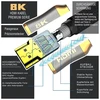 Hdmi 2.1 šviesolaidinis kabelis - 8k 120hz - 4k 240hz hdr10+ 3d earc cec hdcp 2.3 optinis itin didelio greičio paauksuoti kontaktai šviesolaidinis kabelis su cinko lydinio jungtimi apsauga nuo lūžių, juodas (juodas)