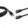 Hdmi - hdmi 1m nailoninis 4k full hd kabelis