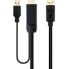 Hdmi į Displayport keitiklio laidas, 1.8m, juodas
