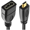 Hdmi - micro hdmi kabelis | 4k | 3d | 15 cm
