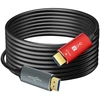 Hdmi šviesolaidinis kabelis 15 m, 4k/60hz, 18gbps