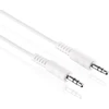 Hdsupply Ac011-020 audio stereo jungties kabelis 3.5 mm kištukas į 3.5 mm kištuką itin plonas dizainas 2.00 m baltas