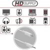 Hdsupply audio kabelis 3.5 mm jack į 3.5 mm jack 1.00 m baltas