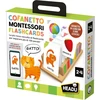 Headu Montessori Lavinamosios Kortelės 120 Kalbančių Kortelių Vaikų Įgūdžių Ugdymui It59919 Edukacinis Žaidimas Vaikams 2-4 Metų Pagaminta Italijoje