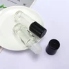 Healifty 30ml rolleriniai buteliukai 4vnt skaidraus stiklo rolleriniai buteliukai daugkartiniai eterinių aliejų kvepalų rolleriniai buteliukai konteineris kelionėms