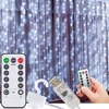 Heckermann užuolaida 300 led girlianda su pulteliu usb baltas 3mx3m