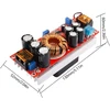 Heemol Dc-dc Boost konverterio modulis 1200w 20a Dc10-60v automobilinis nuolatinės srovės stiprintuvas su aušinimo ventiliatoriumi