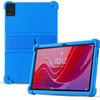 Heioloo dėklas, skirtas lenovo tab m11, apsauginis dėklas su stovu [niekada negeltonuoja], smūgiams atsparus silikoninis dėklas, atsparus įbrėžimams, minkštas buferio galinis dangtelis - mėlynas