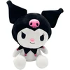Hello Kitty minkštas žaislas 30 cm - Kuromi dizainas iš Sanrio pliušinių žaislų kolekcijos | Minkštas Hello Kitty pliušinis žaislas, puikiai tinkantis gerbėjams ir kolekcionieriams, Hello Kitty pliušinis žaislas vaikams ir suaugusiems
