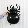 Helovino balionai voras folinis balionas Helovino vakarėlio dekoracija juodi balionai Helovino dekoracija vorai didelis balionas 80 cm Helovino folinis balionas pripučiami vorų balionai baisus vakarėlio voras