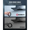 Hengrongshen endoskopinė kamera su apšvietimu mobiliajam telefonui, 1920p hd endoskopinė kamera su 8 reguliuojamais led, 5 m pusiau standi gyvatės kamera, ip67 inspekcinė kamera, kanalo kamera, skirta ios ir android