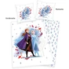 Herding Disney's Frozen 2 patalynės komplektas, pagalvės užvalkalas 80 x 80 cm, antklodės užvalkalas 135 x 200 cm, su lygiu užtrauktuku, 100% medvilnė/renforcé