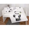 Herding patalynės komplektas Panda, pagalvės užvalkalas 40 x 60 cm, antklodės užvalkalas 100 x 135 cm