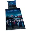 Herding Riverdale reversible patalynės užvalkalų komplektas, pagalvės užvalkalas 80 x 80 cm, antklodės užvalkalas 135 x 200 cm, cotton/renforcé, įvairiaspalvis
