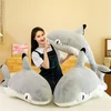 Herfair minkštas žaislas ryklys pliušinis žaislas kawaii kimštinis žaislas pliušinė pagalvėlė apkabinimui ir žaidimui ryklys pliušinis žaislas pliušinės lėlės kalėdinė dovana vaikams, mergaitėms ir berniukams (70 cm)