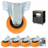 Hermes baldinis ratukas, fiksuotas, 50 mm, Pvc, oranžinis, keliamoji galia 40 kg