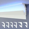 Heximo Led 2in1 lubų apdailos juosta apšvietimo profilis - 1,7m Hled-19