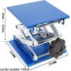 Heywin laboratorinė kėlimo platforma 200 x 200 mm, pagaminta iš aliuminio oksido, taip pat naudojama kaip laboratorinis domkratas maršrutizatoriaus, lazerio, spintelės kėlimui