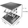 Heywin laboratorinė kėlimo platforma 200 x 200 mm, skirta maršrutizatoriams, lazeriams, spintelėms, foto skyriams kelti arba nuleisti, arba kaip laboratorinė kėlimo platforma