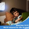 Hiboom 2 daugiafunkciniai led naktiniai šviestuvai su eu kištuku naktinė lemputė su judesio jutikliu maitinimo dingimo lemputė nuimami avariniai žibintai apsauginė lempa su prieblandos jutikliu laiptams koridoriui