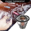 Hihaha automobilio termostatas toyota corolla 1.8l 2000-2019 / vidiniai variklio aušinimo termostatai / tvirtas metalas / 1 vnt. sidabro spalvos