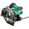 Hikoki C6u3 diskinis pjūklas (1300 W, 230 V, pjūklo disko skersmuo 165 mm, maks. pjovimo gylis 90°: 54 mm / 45°: 40 mm, 2 pakopų apsaugos jungiklis, Hm pjūklo diskas, dėkle)
