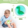 Hilph vaikiški vėsinimo kompresai su netoksišku geliu traumoms (3 vnt.), 11 x 11 cm dinozaurų maži šaldymo paketai šaltiems ir šiltiems kompresams dantims, įlenkimams, karščiavimui, sumušimams, vabzdžių įkandimams