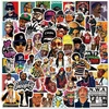 Hip-hop rap lipdukų rinkinys, 100 vnt., mielos dekoracijos automobiliui, nešiojamam kompiuteriui, riedlentei, dviračiui, mopedui, motociklui, kompiuteriui, tinkamas suaugusiems ir vaikams