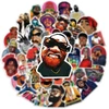 Hip-hop rap lipdukų rinkinys, 100 vnt., mielos dekoracijos automobiliui, nešiojamam kompiuteriui, riedlentei, dviračiui, mopedui, motociklui, kompiuteriui, tinkamas suaugusiems ir vaikams