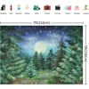 Hnmdmyi 2.1 x 1.5 m nuotraukų fonas miško žvaigždėta naktis kalėdų eglutė miško kaimo fotografijos fonas vaikų gimtadienio vakarėlio kūdikio sutiktuvių dekoracijos reklaminis skydelis nuotraukų siena nuotraukų dėžutė