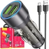 Hoco Greitasis 36w automobilinis įkroviklis su greituoju įkrovimu + C tipo Usb-c kabelis