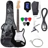 Hohner Elektrinė gitara rinkinys priedai dovanos kauliukai stygos roko gitara
