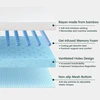 Čiužinys Hokway antčiužinis 180 x 200 cm - h2 minkštas memory foam antčiužinis, pagamintas iš gelinio memory foam su orui laidžiu ir skalbiamu oeko-tex sertifikuotu bambuko pluošto užvalkalu (7.5 cm aukštis)