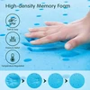 Čiužinys Hokway antčiužinis 180 x 200 cm - h2 minkštas memory foam antčiužinis, pagamintas iš gelinio memory foam su orui laidžiu ir skalbiamu oeko-tex sertifikuotu bambuko pluošto užvalkalu (7.5 cm aukštis)