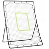 Homcom futbolo treniruočių atšokimo vartai, futbolo treniruoklis, rėmas 174x123x90