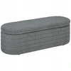 Home4You Suoliukas miegamajam su saugojimo vieta, Teddy-fleece