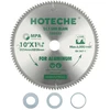 Hoteche tct diskinis pjūklo diskas 254 x 30 x 100t, skirtas tiksliam aliuminio ir plastiko pjovimui, su sk5 pagrindu, 1,8 mm storio, 100 dantų oke402 pjovimo galvute, maks. 6000 aps./min., įskaitant 3 poveržles