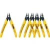 Houseran flush cutter, 5 vnt. 5 colių micro flush replės su spyruokle, šoninio kirpimo replės, mini vielos kirpikliai, modeliavimo replės, flush kirpikliai papuošalų gamybai, plastikiniams modeliams, kabelių raišteliams