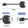 HP 2x Sata 15pin į 6pin Slimline adapterio kabelis kietiesiems diskams