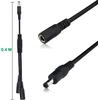 Hualisiji Y kabelio adapteris Dc kabelis 1 į 2 Dc 5,5 mm x 2,1 mm 1 į 2 ilginamasis kabelis Cctv kabelis 30 cm, skirtas stebėjimo įrenginiams, maršrutizatoriams, nešiojamiesiems kompiuteriams, automobiliuose montuojamiems įrenginiams ir kt. (2 vnt.)